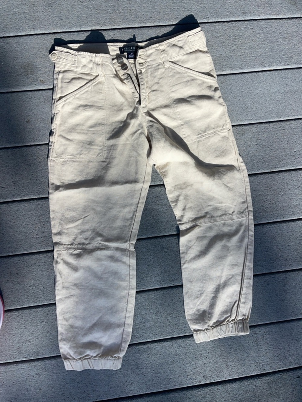 Sanctuary women s Cream Jogger Pants